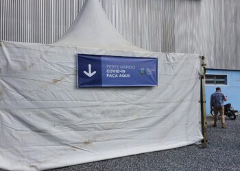 Guaramirim abre local para fazer testes rápidos diariamente em pessoas sem sintomas de Covid-19