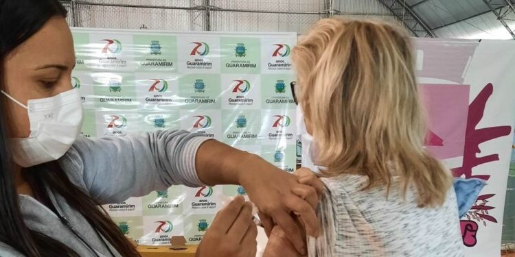 Guaramirim convoca população para a segunda dose da vacina contra o coronavírus
