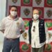 Empresário Wandér Weege, da Malwee, visita Bombeiros Voluntários de Schroeder