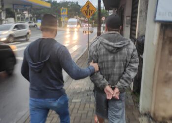 Homem com mais de 100 B.O.s é preso em Jaraguá do Sul