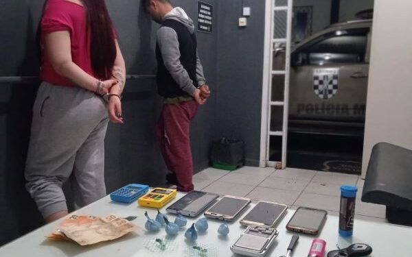 Casal é preso por tráfico de drogas em Jaraguá do Sul