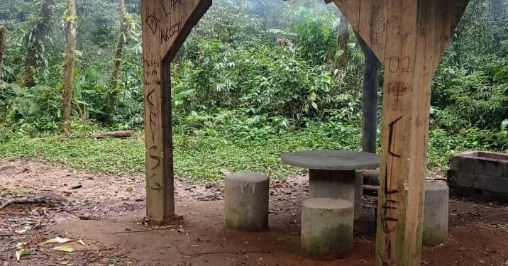 Choupanas são alvos de vandalismo em Schroeder