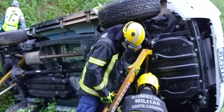 Idoso fica gravemente ferimento após acidente na BR-280