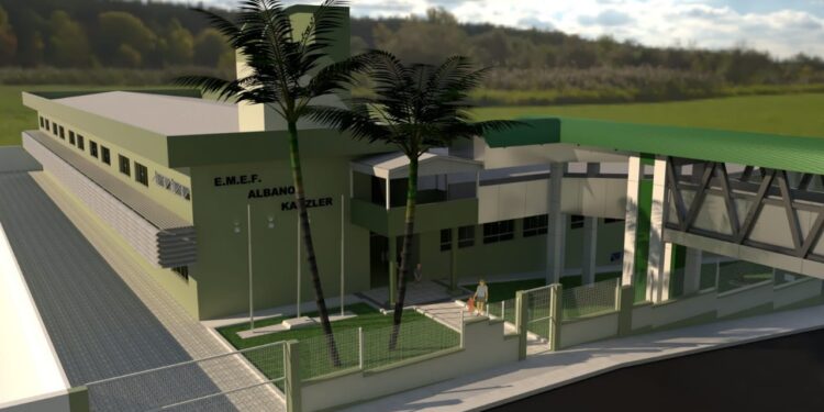 Obra de reforma da escola Albano Kanzler, em Jaraguá, está mais perto de sair do papel