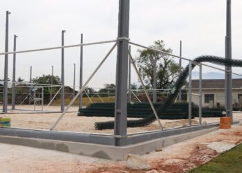 Revitalização da Praça de Lazer da Barra, em Jaraguá do Sul, entra na etapa final