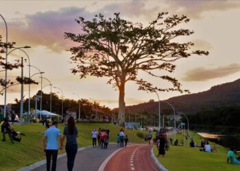 Ação de conscientização é realizada no Parque Via Verde, em Jaraguá do Sul