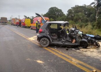 Quatro pessoas morrem em trágico acidente na BR-280