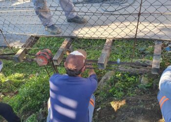 Ponte pênsil entre Jaraguá Esquerdo e Barra passa por manutenção