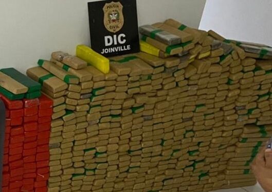 Polícia Civil apreende uma tonelada de drogas em Joinville