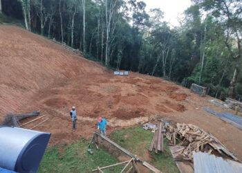 Obras do reservatório de água do Nova Esperança começaram nesta semana, em Guaramirim