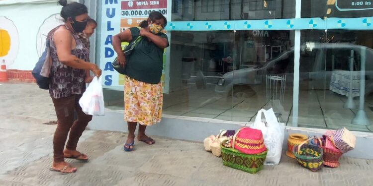 Cresce número de indígenas nas ruas de Jaraguá do Sul