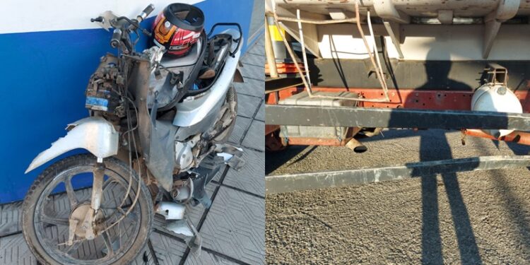 Motociclista morre após batida com caminhão em Jaraguá do Sul