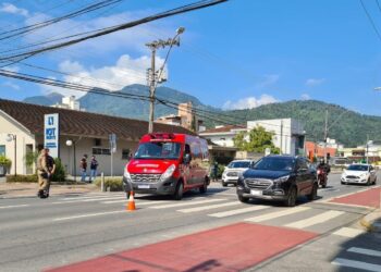 Adolescente fica ferido após acidente em Jaraguá do Sul