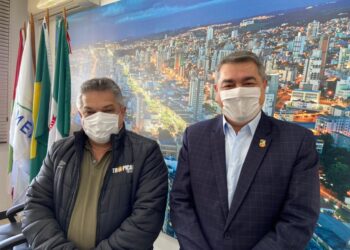 Em roteiro no Oeste, Lunelli tem encontro com João Rodrigues