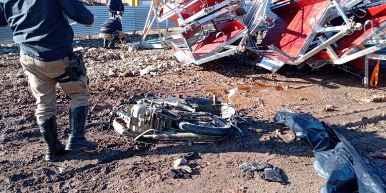 Homem morre após bater em carretinha na SC-108, em Massaranduba