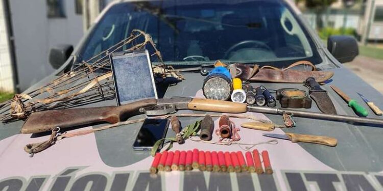 Polícia Ambiental é recebida a tiros por caçadores, em Schroeder