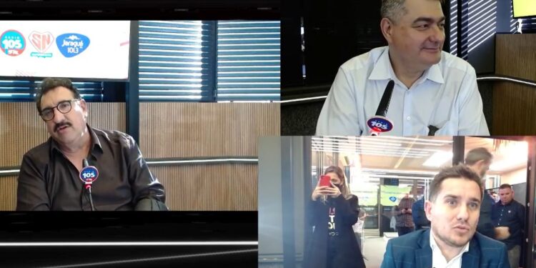 VÍDEO: Apresentador Ratinho ao vivo na 105 FM