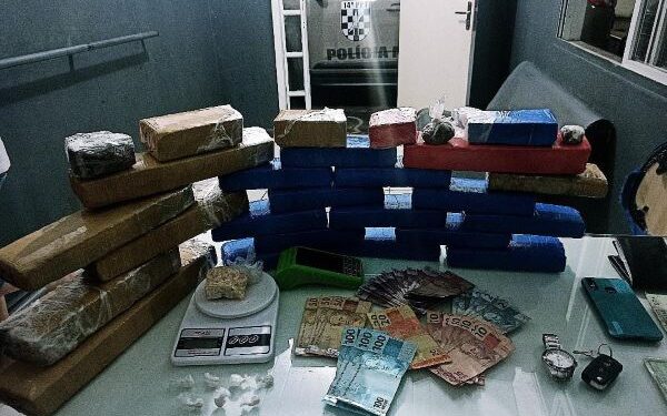 Abordagem resulta em apreensão de 15 kg de maconha em Guaramirim e Joinville