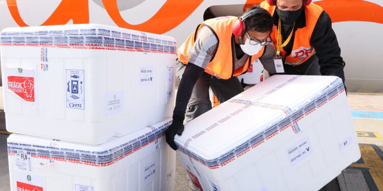 Santa Catarina recebe 220 mil doses da vacina contra a Covid-19