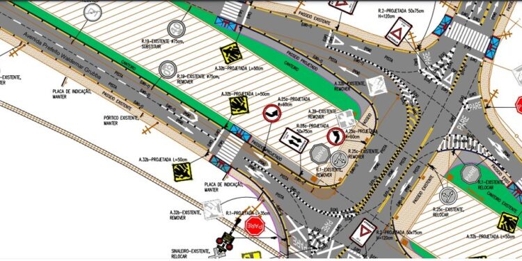 Trânsito será alterado no viaduto da Waldemar Grubba