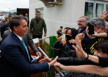 Vídeo: Confira parte do discurso de Bolsonaro em Joinville