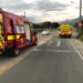 Idosa fica ferida após colisão entre dois carros em Schroeder