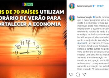 Empresário Luciano Hang pede novamente retorno do horário de verão