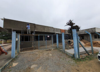 Retomadas as obras da escola municipal Professora Alice Olinger Dias, em Guaramirim