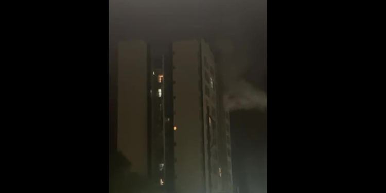 [Vídeo] Cão é salvo durante incêndio em apartamento em Jaraguá do Sul