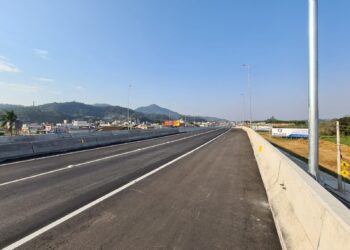 Liberado tráfego do novo elevado da BR-280, em Guaramirim