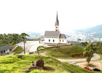 Recursos arrecadados com visitas à Chiesetta Alpina, em Jaraguá, serão utilizados para manutenção do local