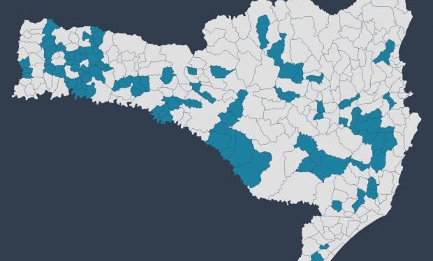 [Covid] 97 municípios de Santa Catarina não registraram óbito por Covid-19 em julho