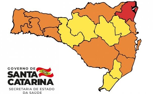 Jaraguá do Sul e região permanecem em risco gravíssimo para coronavírus