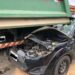 [Vídeo] Carro colide na lateral de caminhão em Jaraguá do Sul