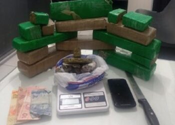 Polícia Militar apreende 6,5 quilos de maconha em Jaraguá do Sul