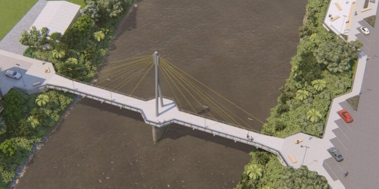 Definida empresa que fará a construção da ponte de pedestres e ciclistas em Jaraguá do Sul