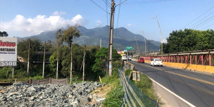 Começam as obras de duplicação da Ponte do Portal, entre Guaramirim e Jaraguá do Sul