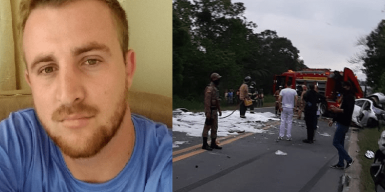 Motorista morre no hospital após acidente na BR-280, em Jaraguá do Sul