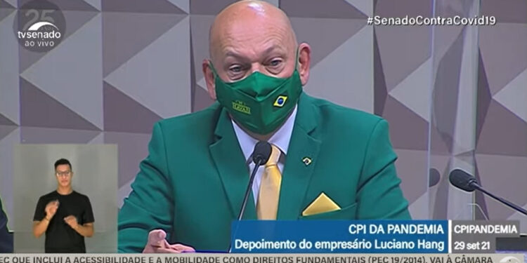 [Ao vivo] Acompanhe o depoimento de Luciano Hang na CPI da Covid