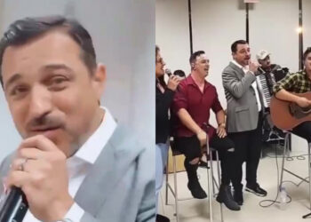 Em meio à crise na Polícia Civil, governador canta em ‘festa’
