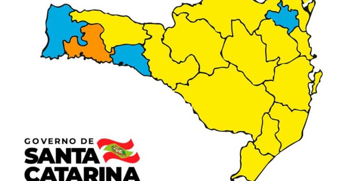 Jaraguá do Sul e região estão no menor nível para Covid-19 em SC por mais uma semana