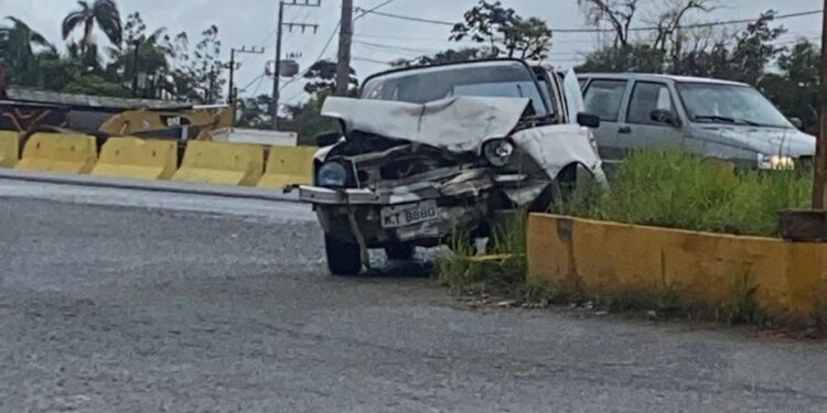 Acidentes continuam no acesso aos bairros Guamiranga e Avaí, na BR-280