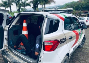 [Fotos] Mulher leva tiro em tentativa de assalto a mercado em Guaramirim