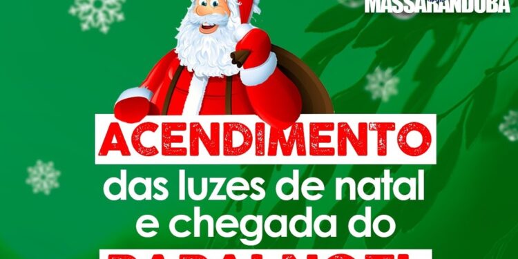 Papai Noel estará presente na comemoração dos 60 anos de Massaranduba