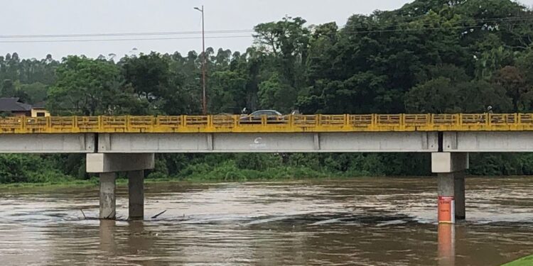 Jaraguá do Sul em alerta por causa das chuvas