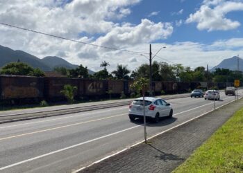 Trem está totalmente parado em Jaraguá do Sul