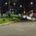 Carro capota em Jaraguá do Sul