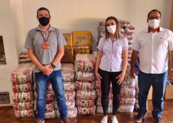 Casa São José recebe uma tonelada de alimentos do Desafio dos Gigantes