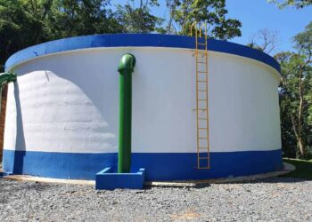 Prefeitura entrega novo reservatório de água em Guaramirim