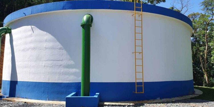 Prefeitura entrega novo reservatório de água em Guaramirim
